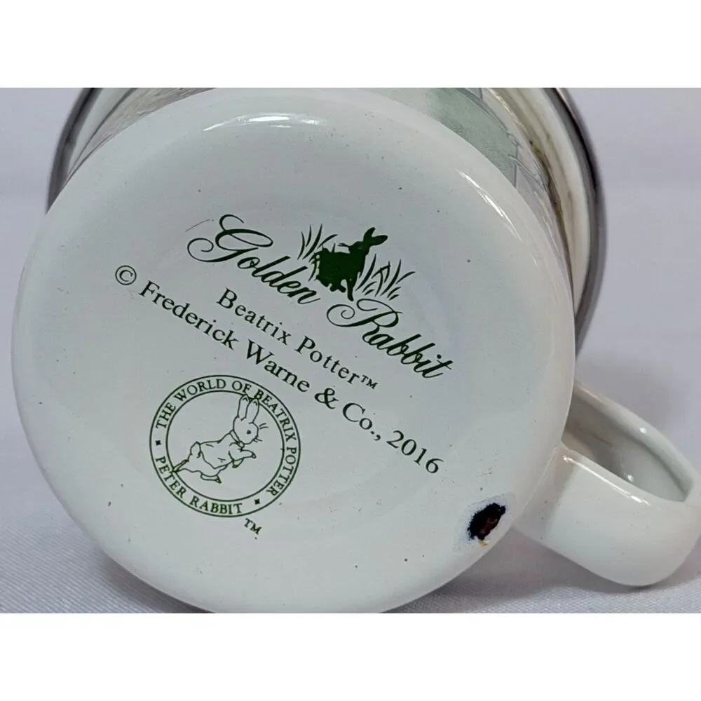 Beatrix Potter Peter Rabbit Enamelware Childs Bowl Mug Tea Cup Garden 2017